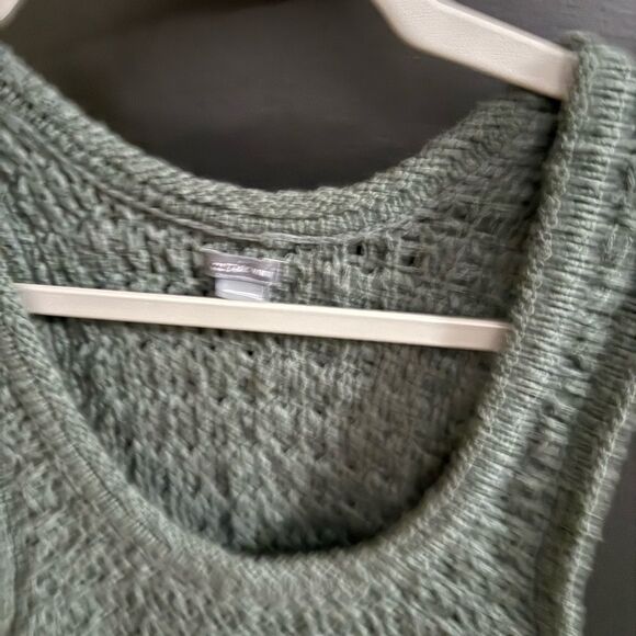 Aerie Green Cropped Ribbed Tank Top - Picture 4 of 7
